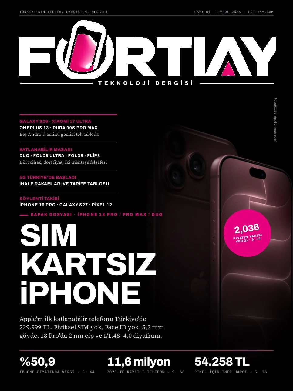 FORTIAY Sayı 01 kapağı